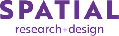 spatial research + design logo