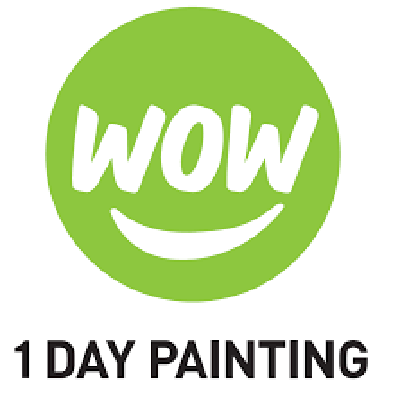 wow 1 day painting logo